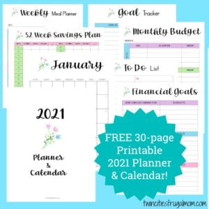 Printable Planner Calendar