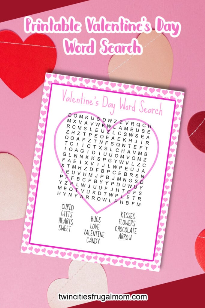 TCFM Valentine's Day Word Search