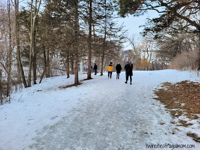 Frozen Caveman Theodore Wirth Park