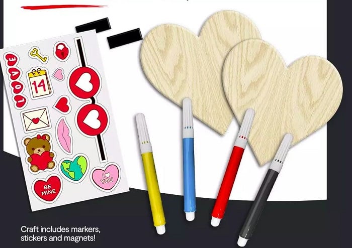 JCPenney free Valentine's craft