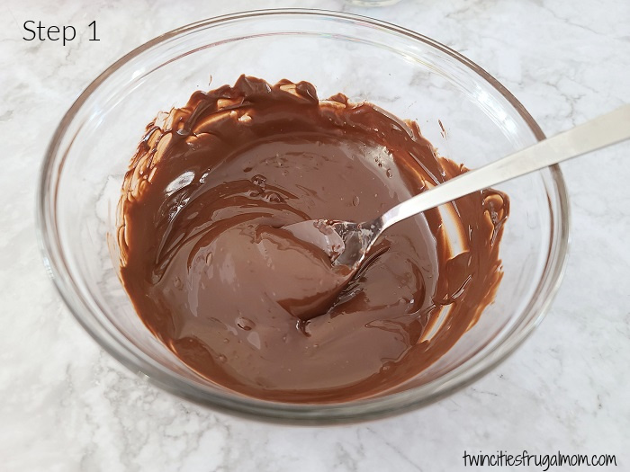 Mocha Hot Chocolate Bombs Step 1