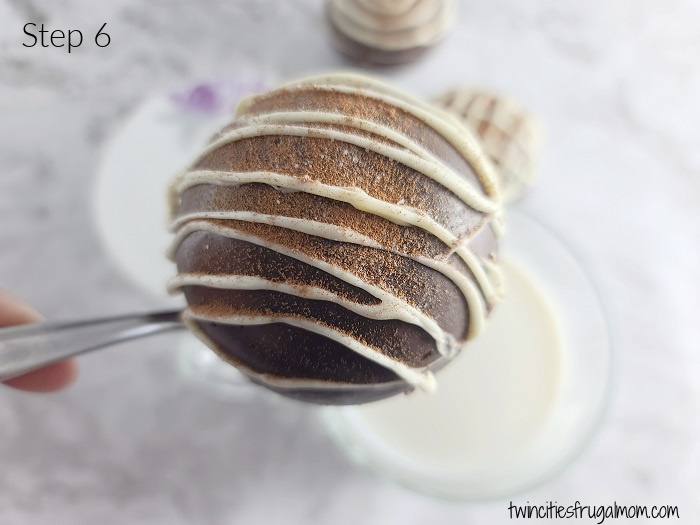 Mocha Hot Chocolate Bombs Step 6