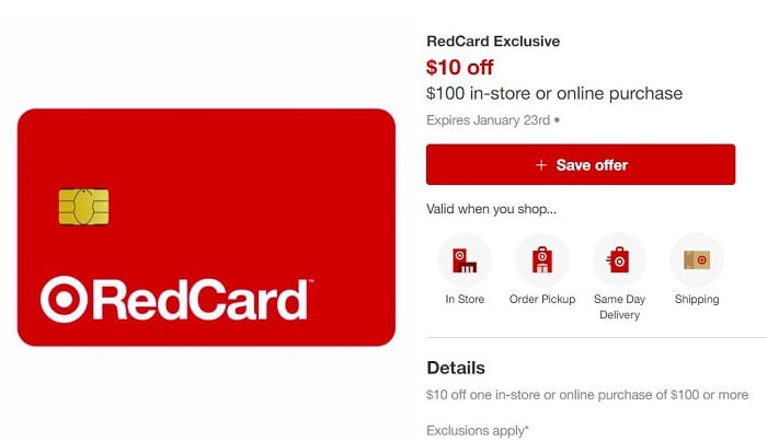 Target RedCard