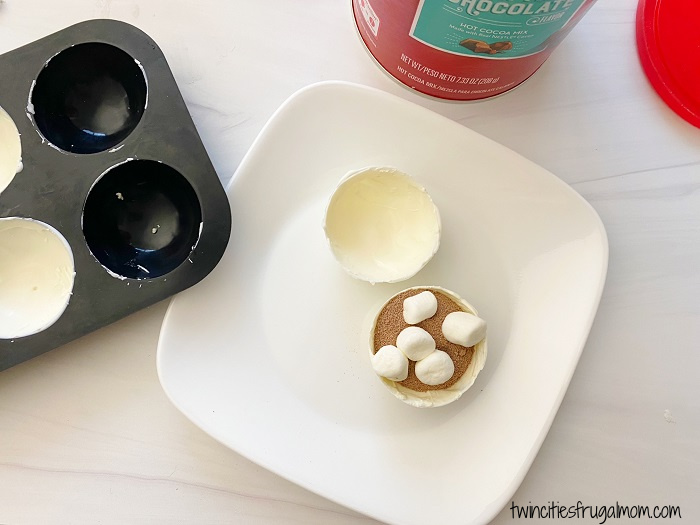 White Chocolate Filled Circles