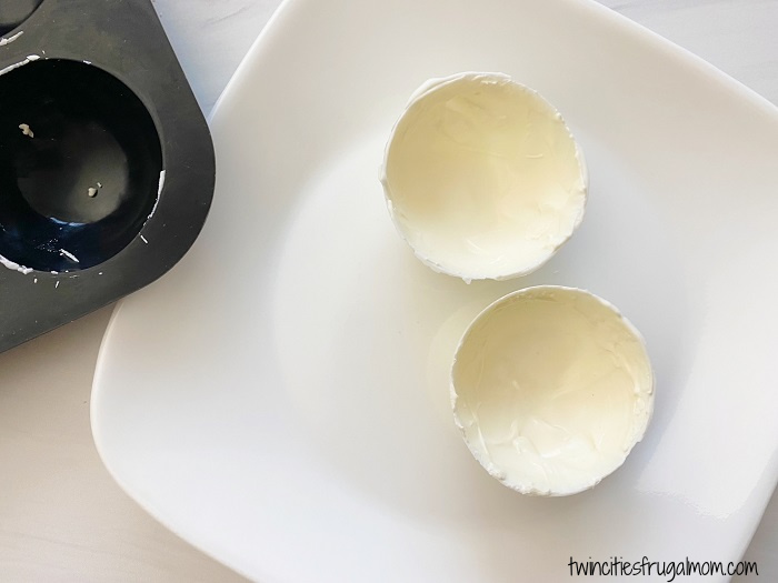 White Chocolate Half Circles