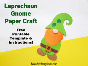 Leprechaun Gnome Paper Craft