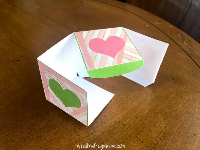 Valentine Bunny Box Folded