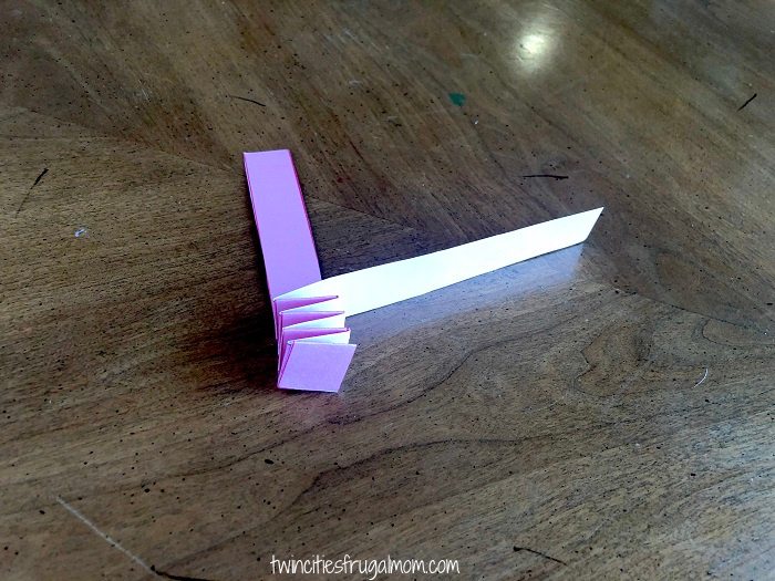 Valentine Bunny Paper Strip