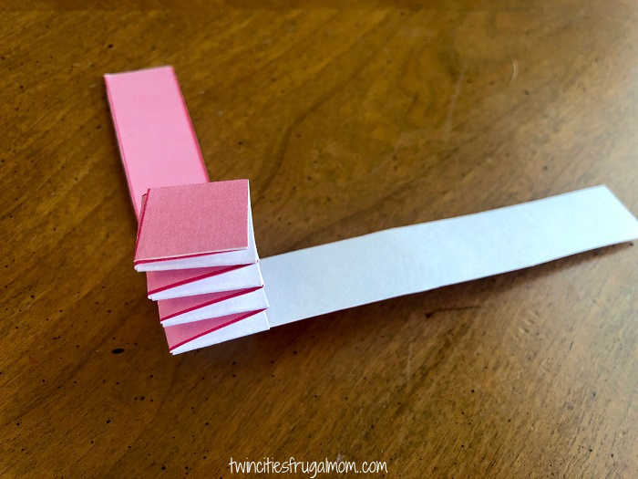 Valentine Bunny Paper Strip