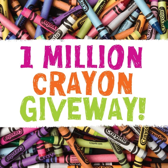 Crayola 1 Million Giveaway