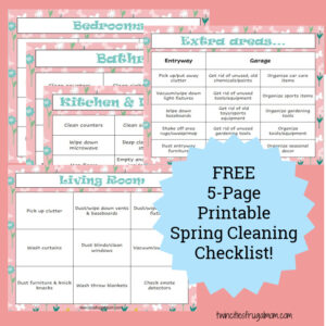 Free Printable Spring Cleaning Checklist
