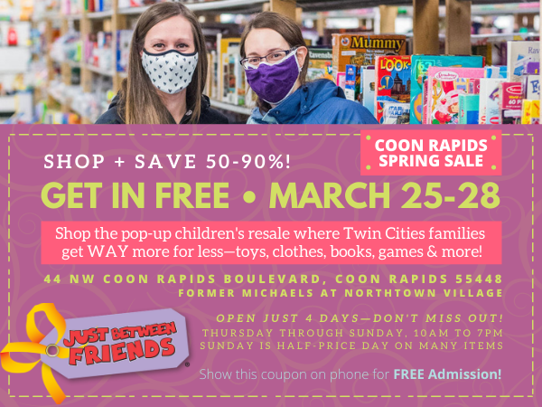 JBF Coon Rapids March 2021