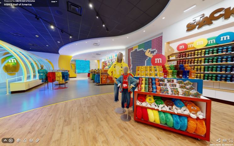 M&M store virtual tour