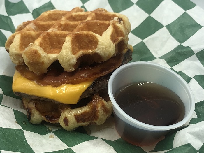 waffle burger