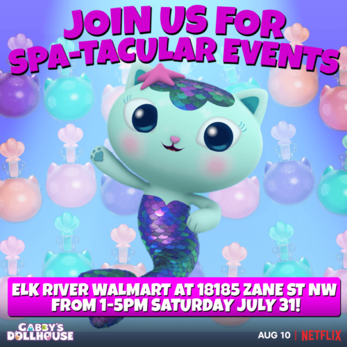 Free Gabby's Dollhouse Event at Walmart in Elk River on Saturday, July