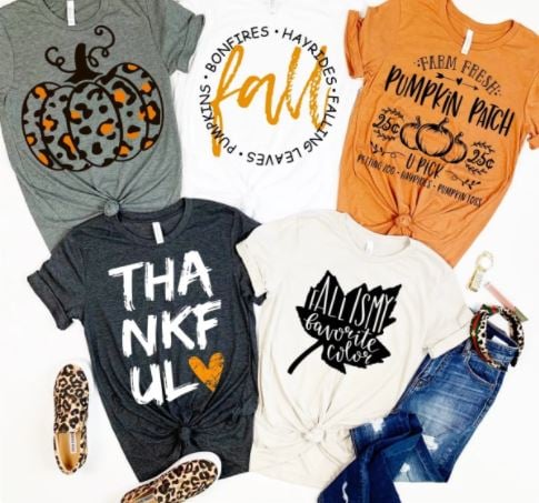 fall pumpkin shirts