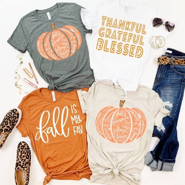 Fall t-shirts