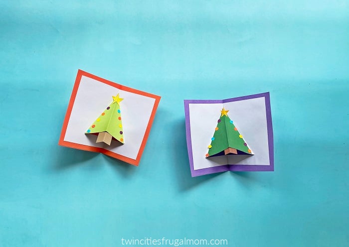 Christmas Tree Pop Up Card Craft