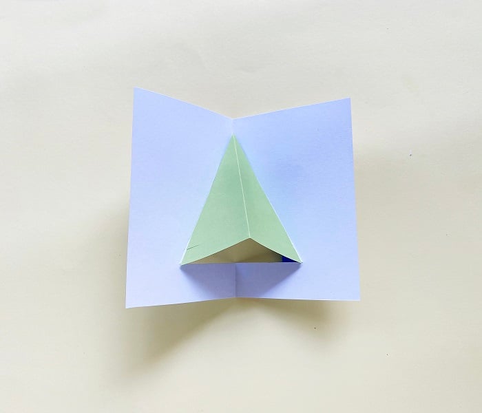Christmas Tree Pop Up Card Craft 6