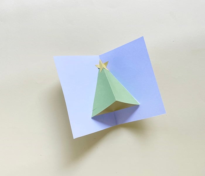 Christmas Tree Pop Up Card Craft 7