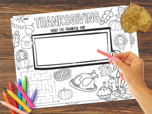 Thanksgiving Printable Placemats