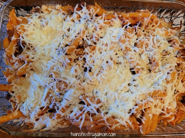 cheesy pasta baked