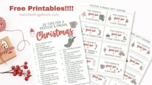 20 tips fun frugal christmas printables