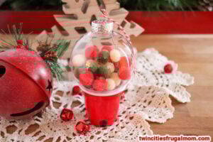 DIY Gumball Machine Ornament Horizontal