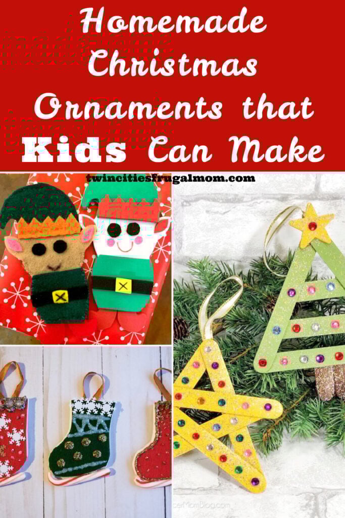 Homemade Christmas Ornaments that Kids Can Make