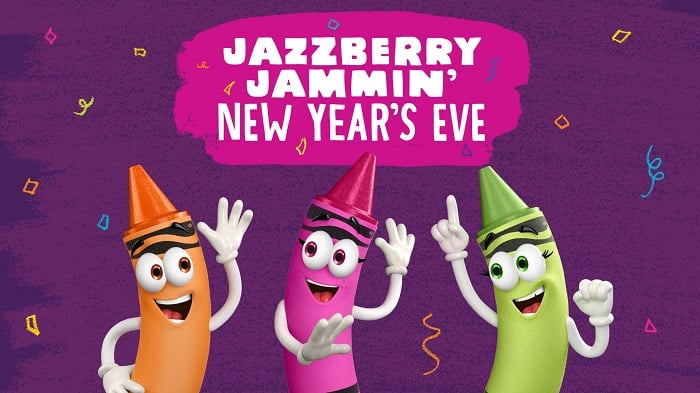 crayola jazzberry jammin new years eve