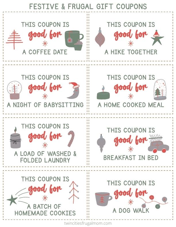 20 Tips For A Festive & Frugal Christmas (and Free Printable Gift ...