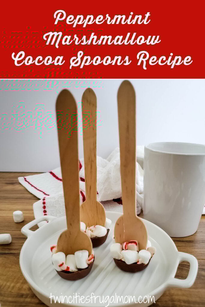 peppermint marshmallow cocoa spoons recipe pinterest