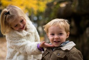 children smiling