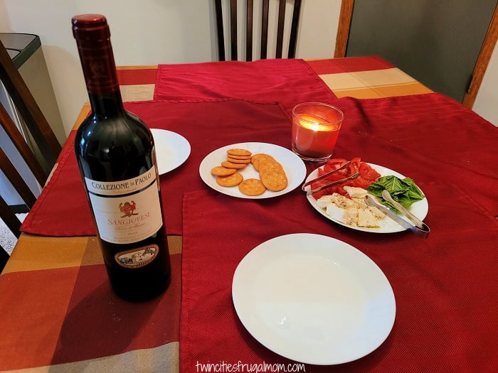 italian dinner table