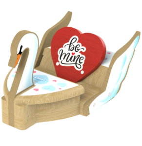 lowe's swan love letter holder kit