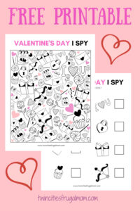 free valentine i spy printable pinterest