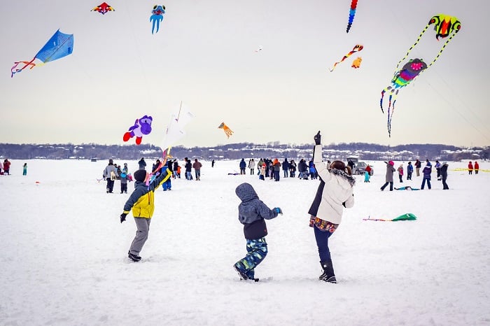 kites on ice buffalo