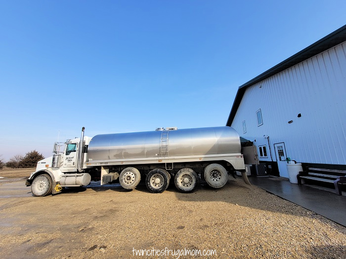 new day dairy guestbarn milk truck