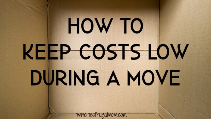 save money during a move