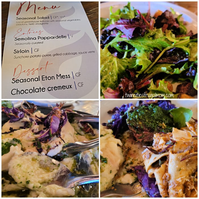 the lynhall menu dinner