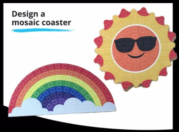 jcpenney mosaic coaster