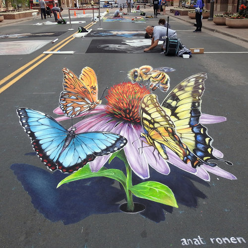 chalkfest flowers