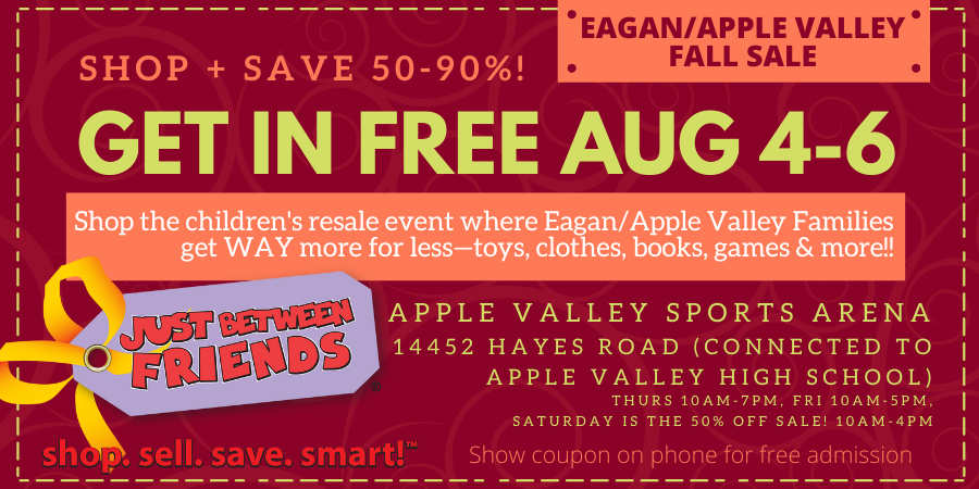 jbf eagan free admission august 2022