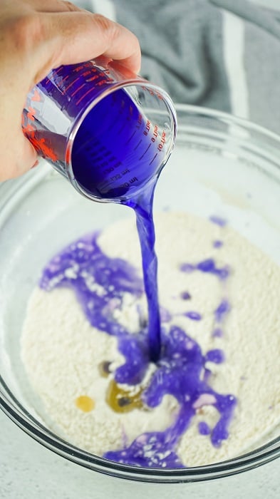 homemade playdough step 2