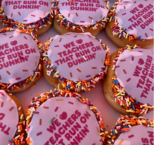 dunkin free teachers