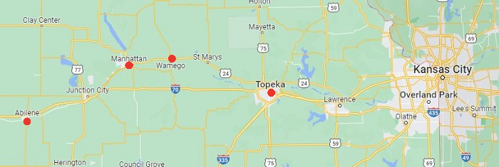 kansas i 70 route map