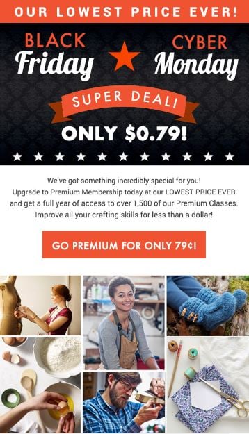 craftsy black friday