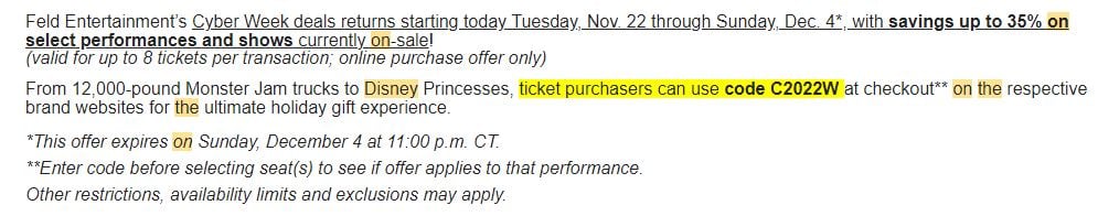disney on ice cyber discount