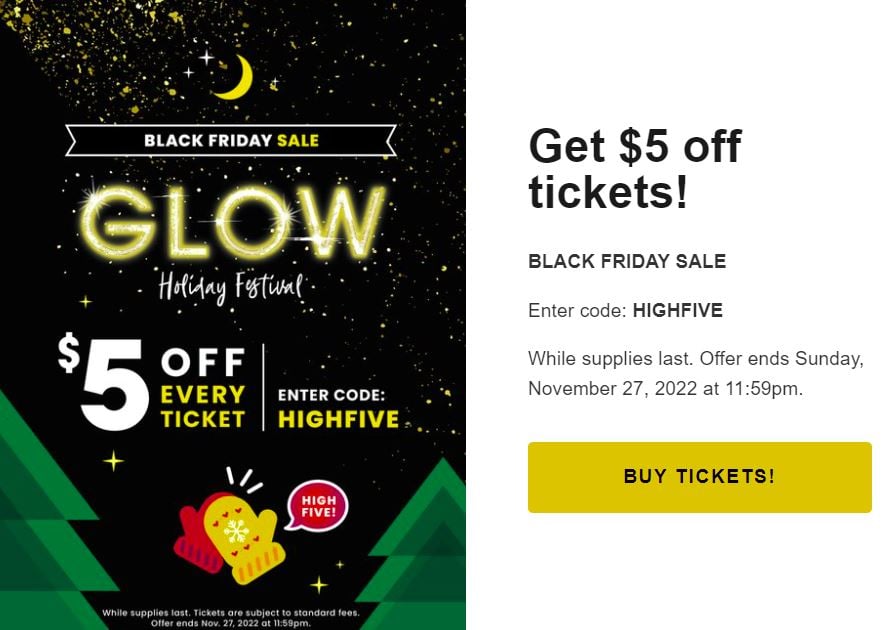 glow festival black friday 2022