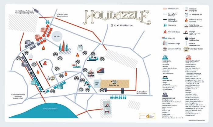 holidazzle map 2022